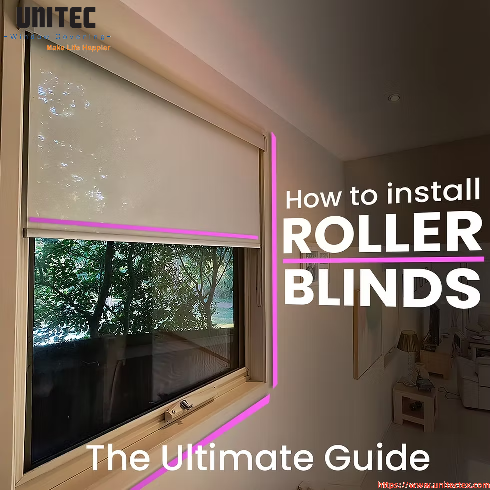 how to install blackout roller blinds