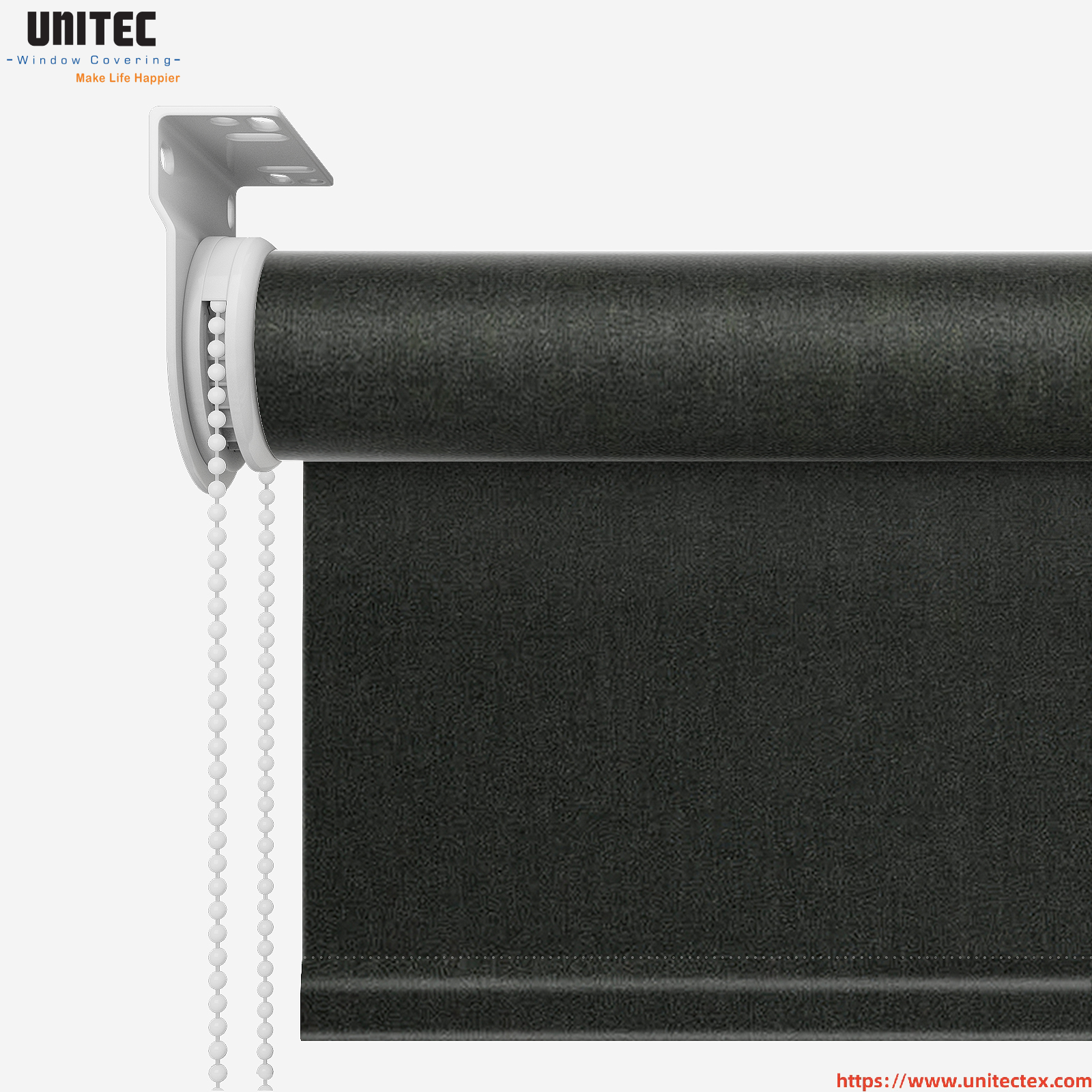 Environmentally Friendly Black Roller Blinds