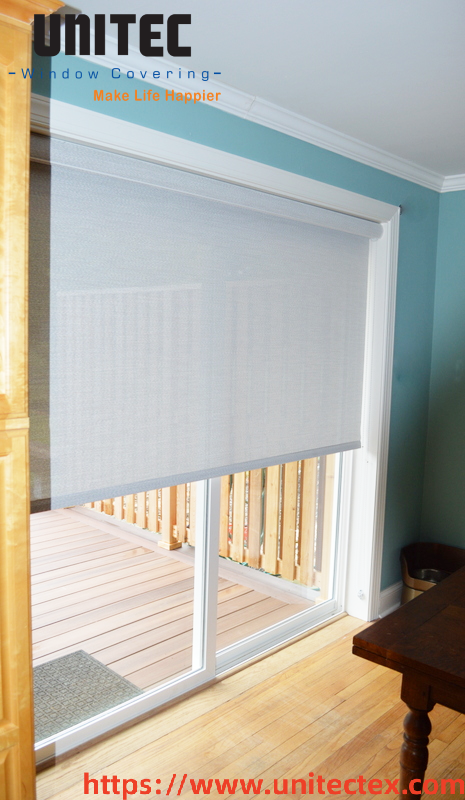 cotton roller blind