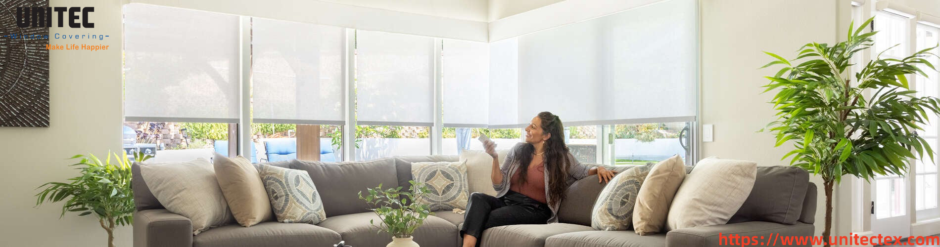 Neutral Color Roller Shades