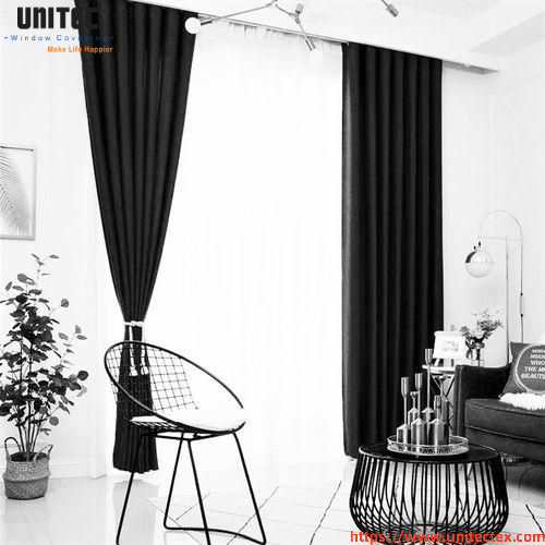 sheer black curtains for bedroom