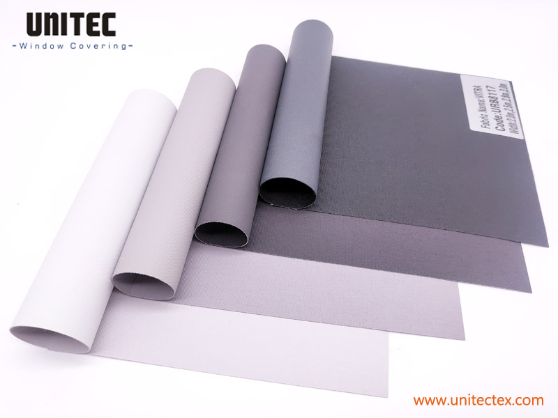 GREY COLOR ROLLER BLINDS FABRIC