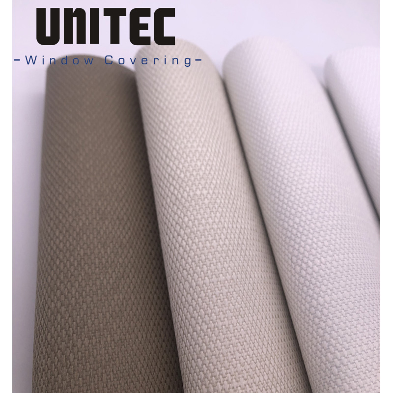 UNITEC thick woven blackout jacquard roller blind URB2902