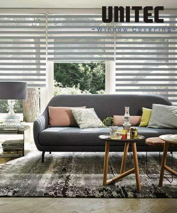 One of the best-selling products in the US: UNZ02 Zebra Blinds