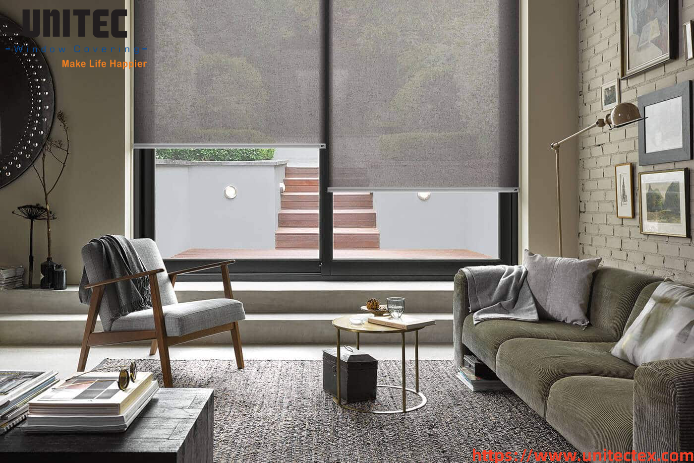 privacy control window blinds