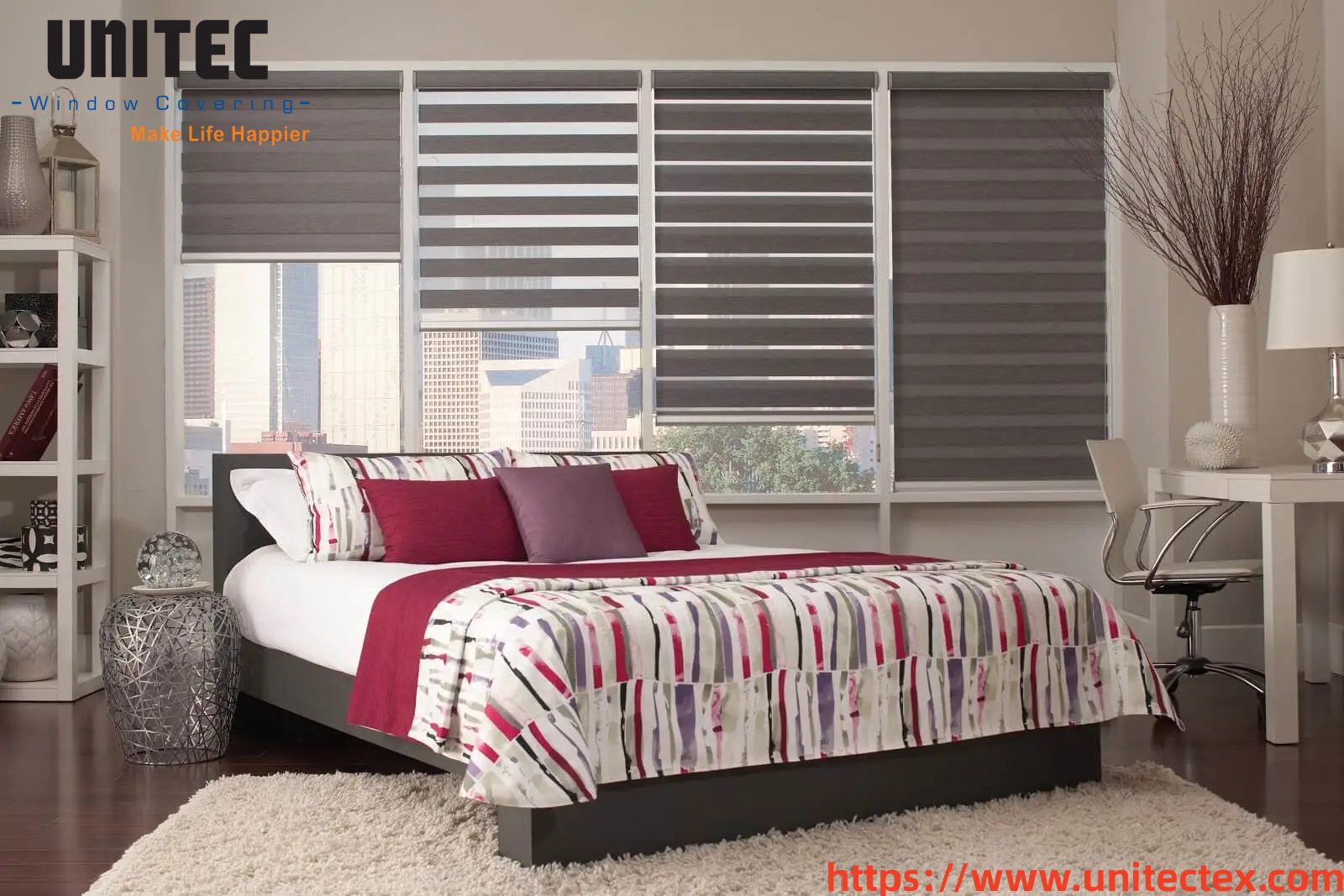 transitional window shades