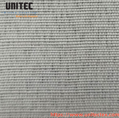 Black fabric blinds for light control