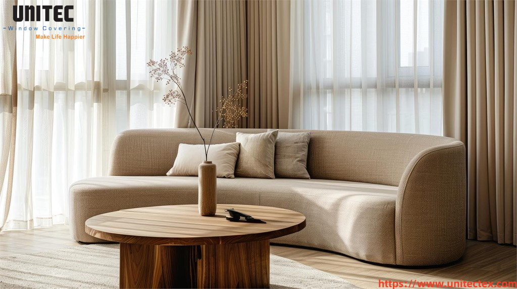sheer curtains with modern design
