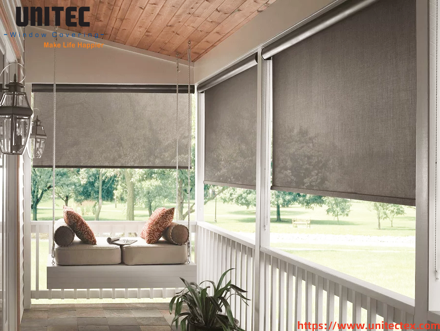 curtains over blinds bedroom