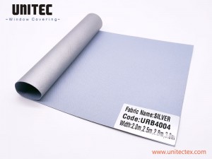 URB4001-4006 Colombia Back Coating Blackout Roller Blinds Fabric