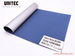  URB4001-4006 Colombia Back Coating Blackout Roller Blinds Fabric