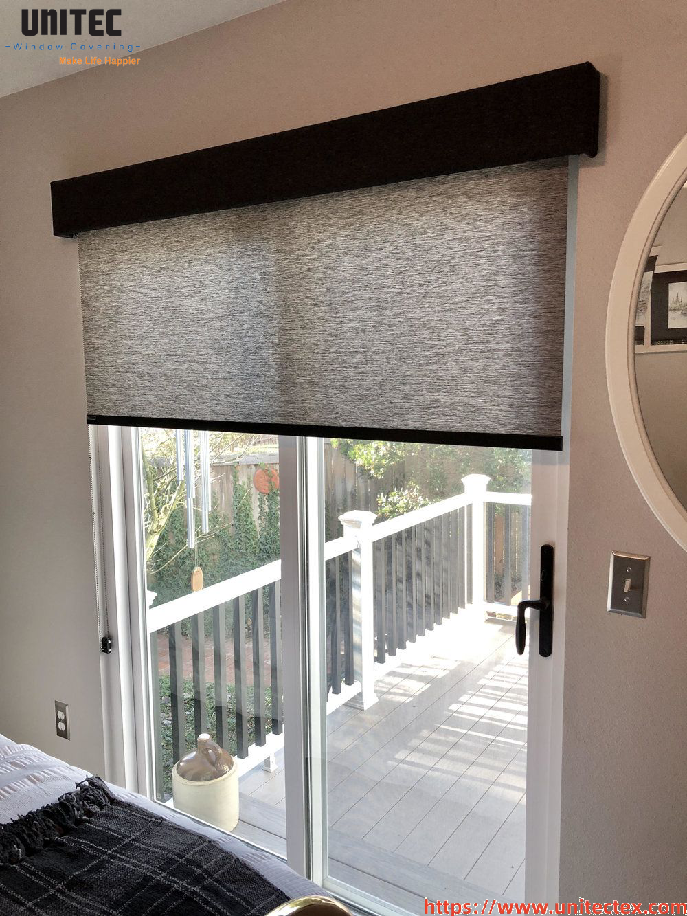 Contemporary Black Window Shades