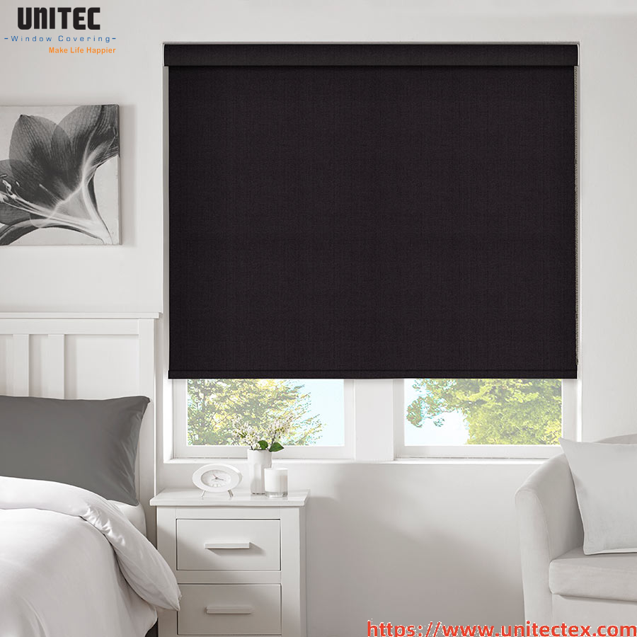 Standard Black Roller Blind