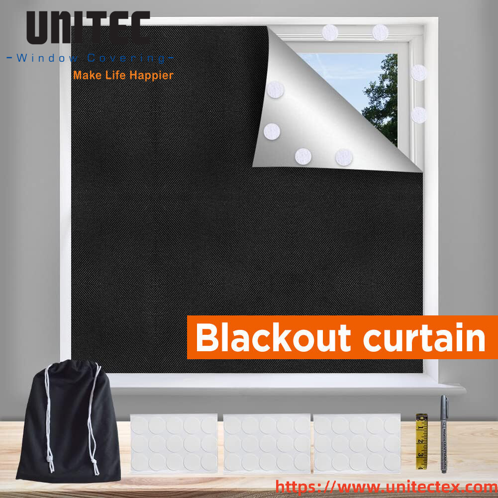 black high blackout blinds