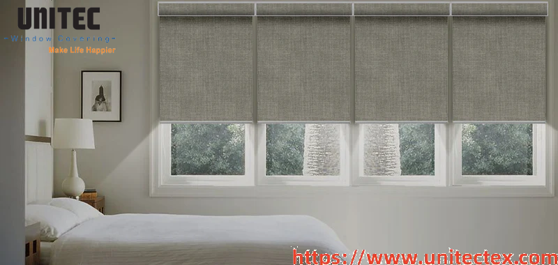 Roller blinds for privacy control