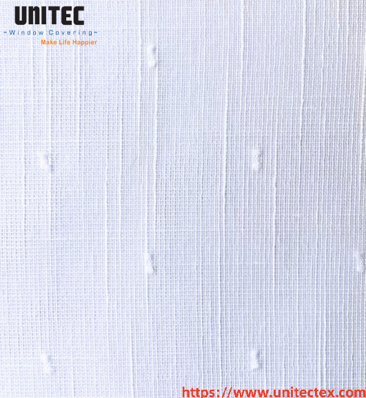 white blackout fabric blinds