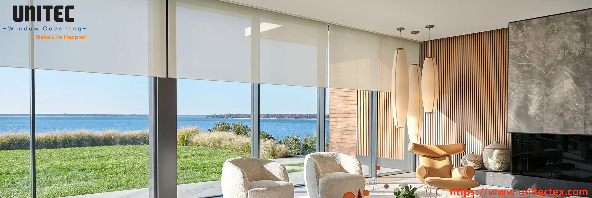 Neutral Color Roller Shades