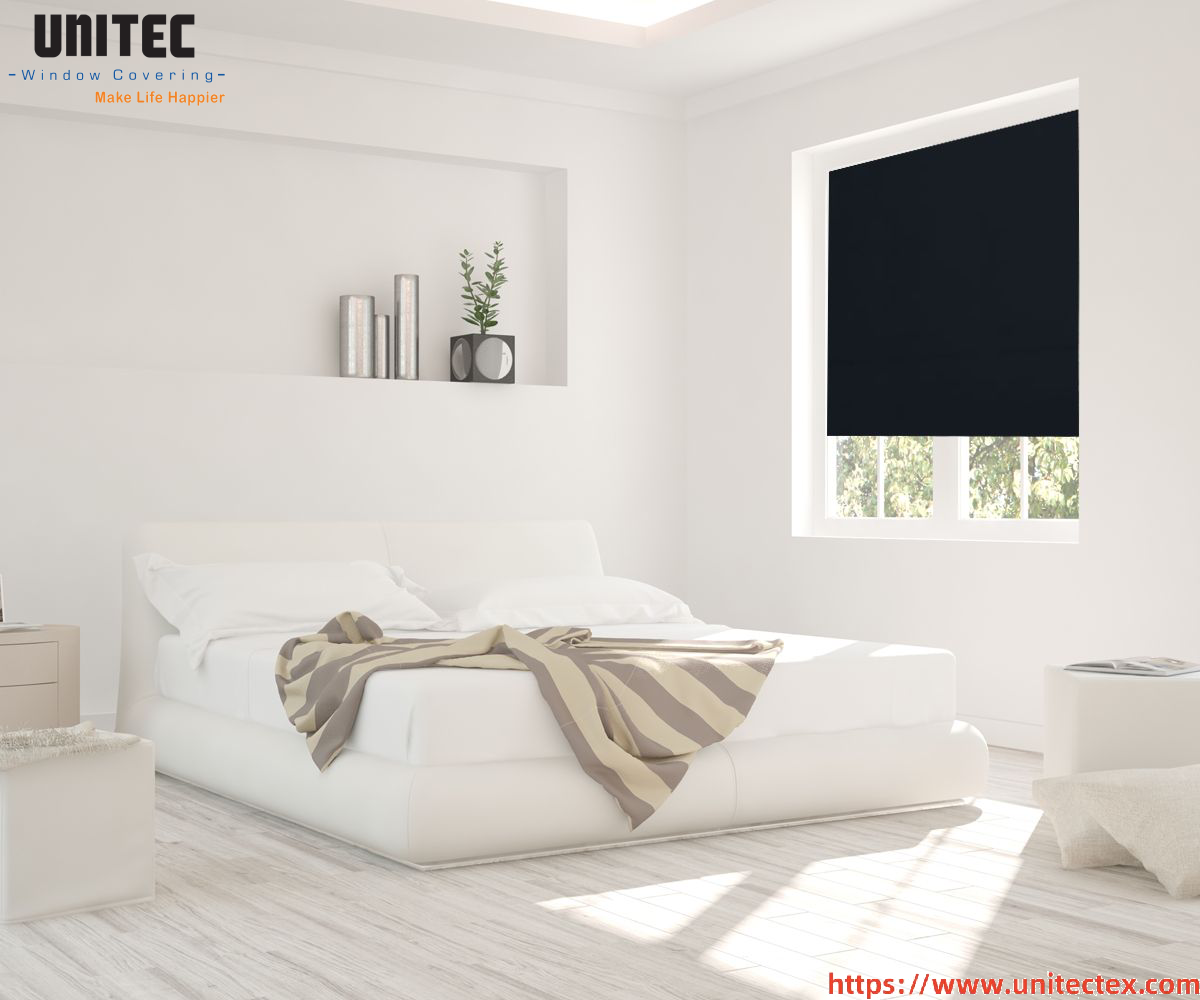 heavy-duty blackout blinds black