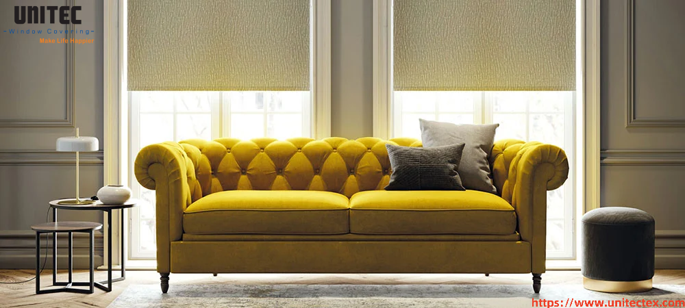 fabric roller blinds for interiors