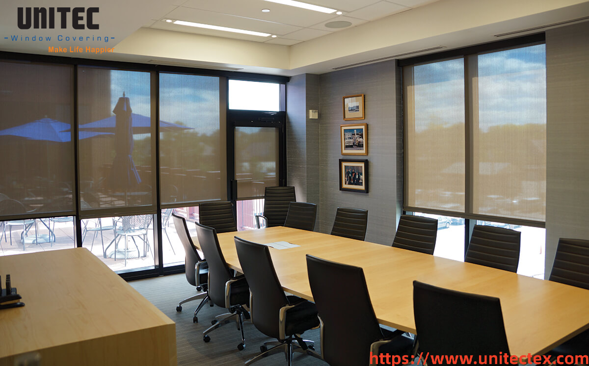 Commercial Space Roller Shades