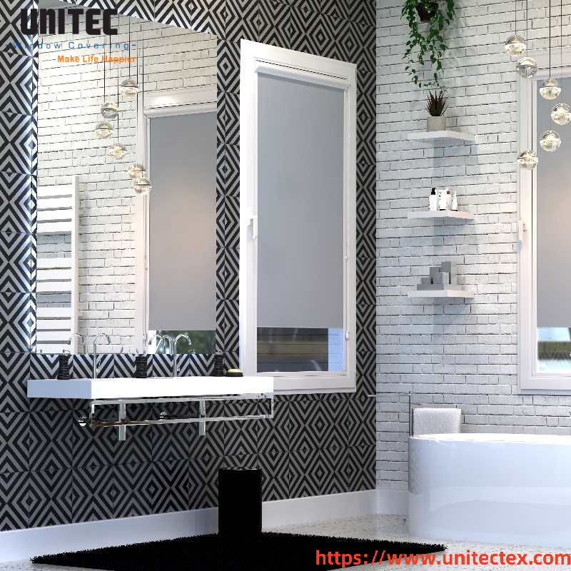 100% Blackout Roller Blinds Black