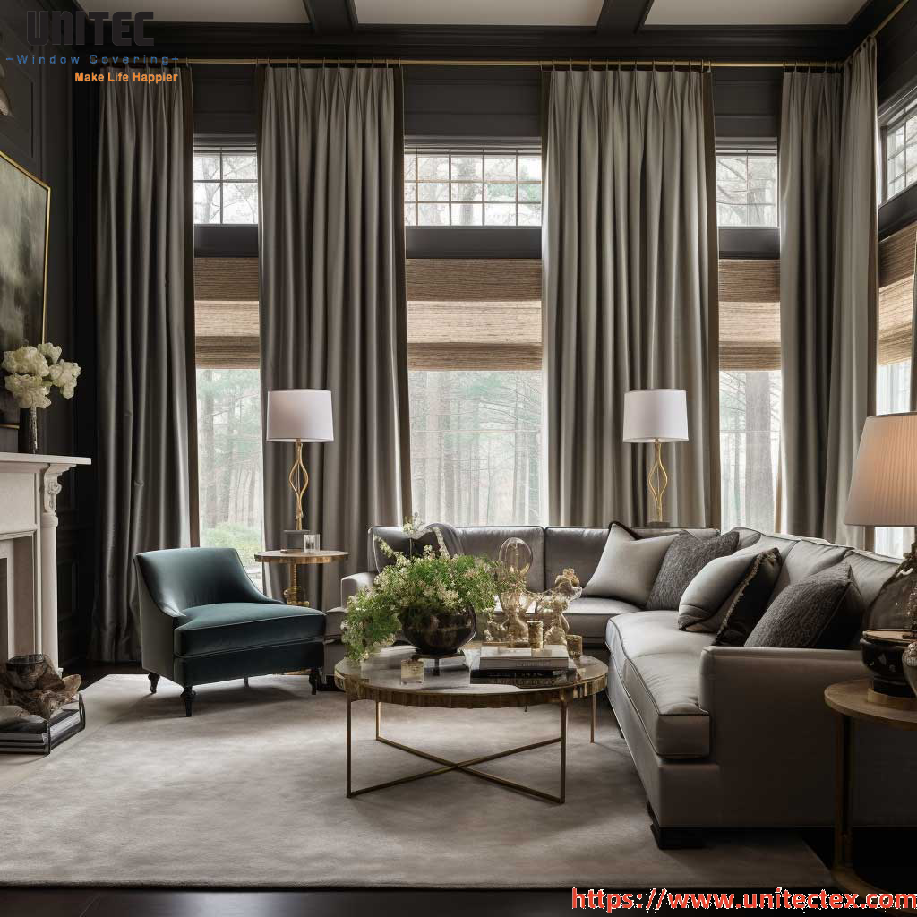 Trendy Window Treatments for Living Rooms