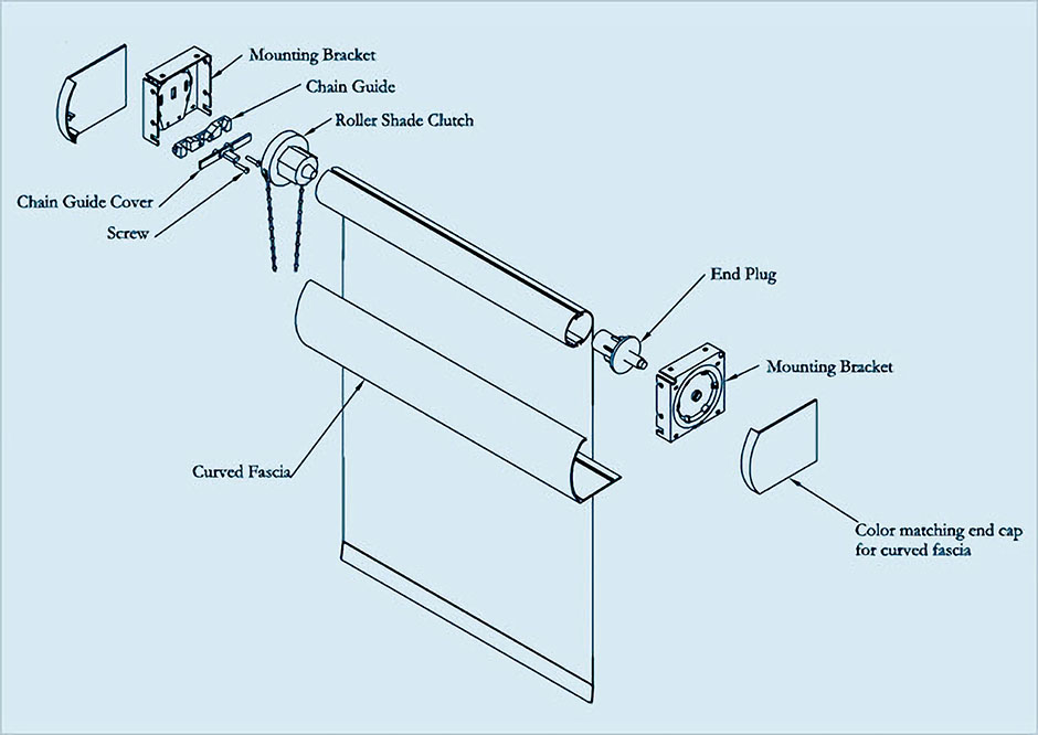 Clutch-Roller-Shade-with-Round-Fascia