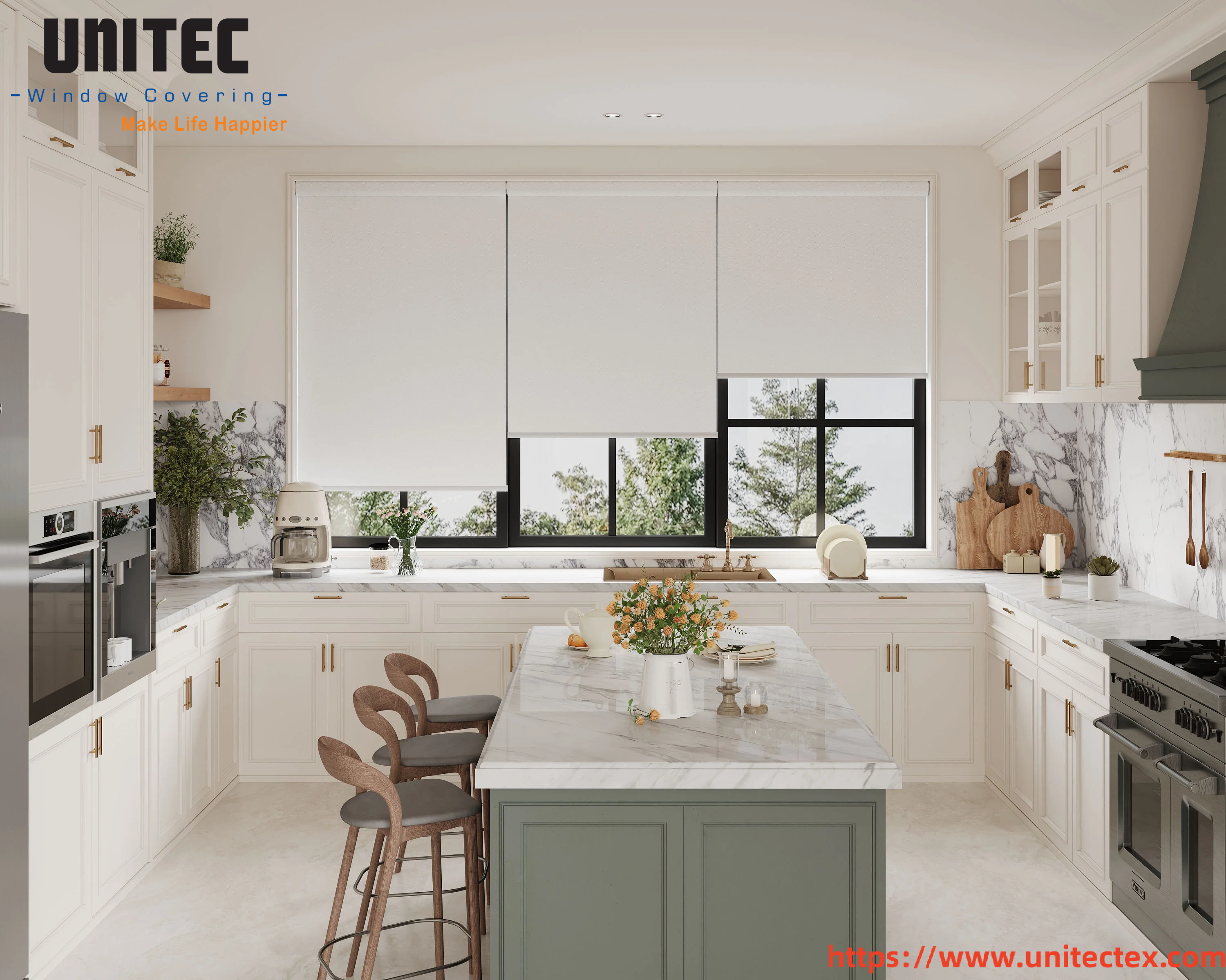 blackout vinyl roller shades
