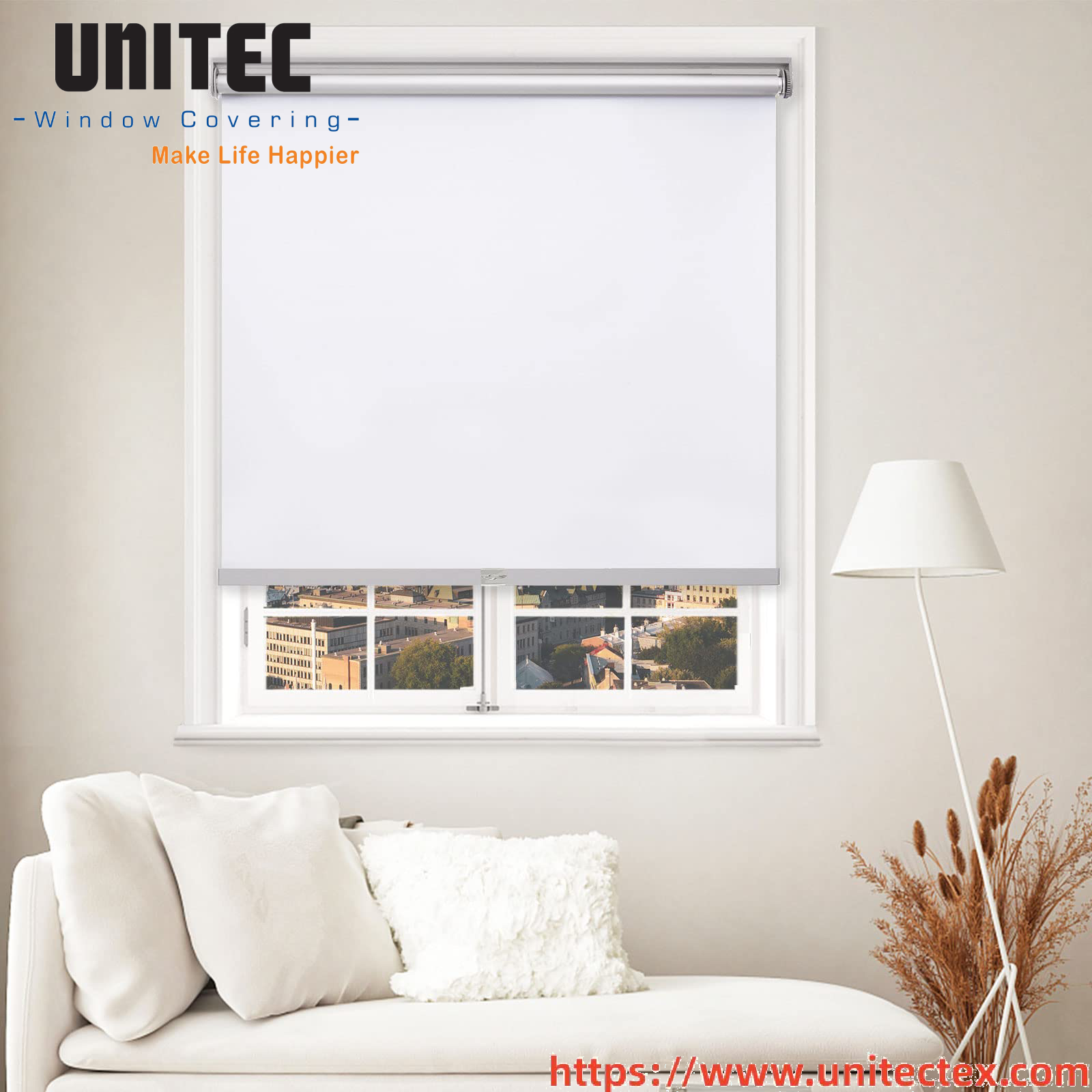 Blackout roller blinds with warranty