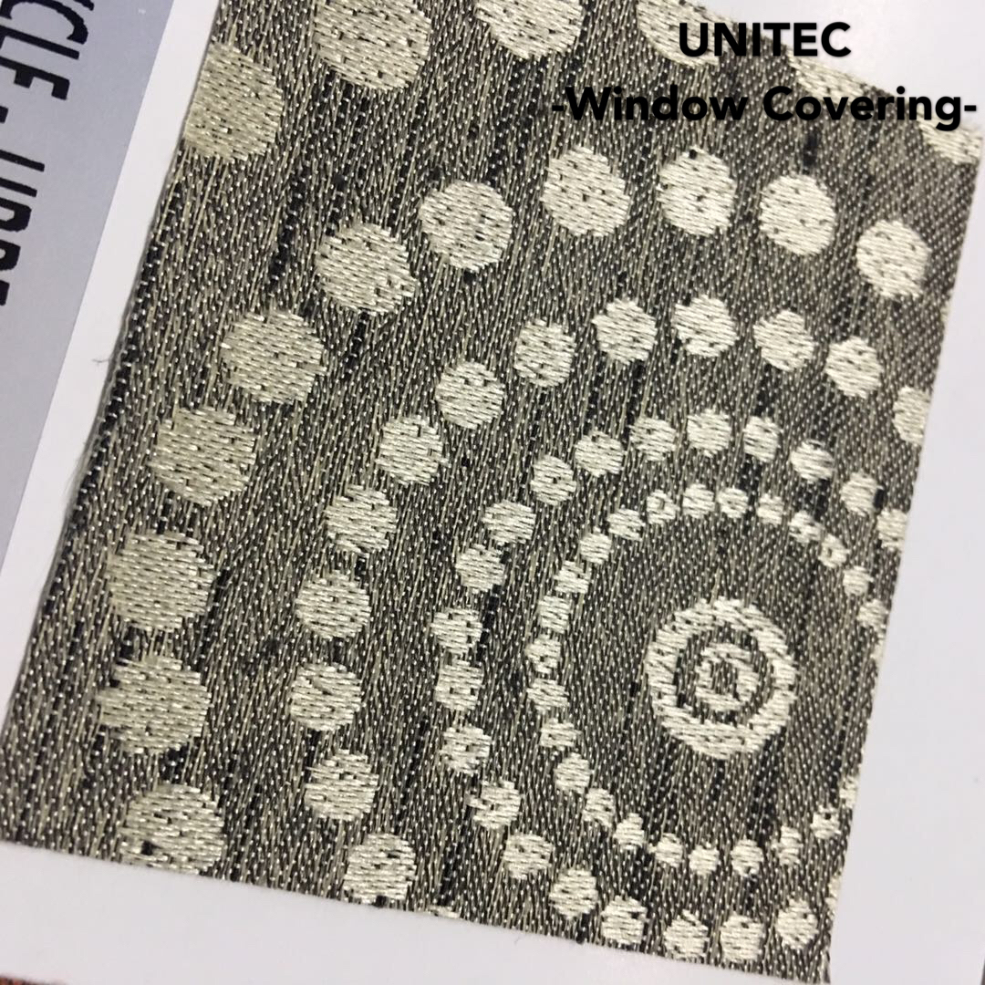 jacquard roller blind Flower pattern fabric 