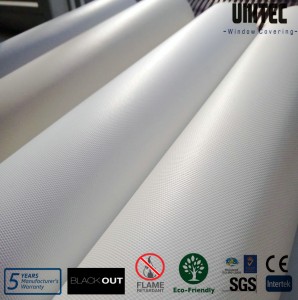 PVC Fiberglass Roller Blackout Shade Blinds Fabric Application: Roller, Roman and Panel Window Blinds