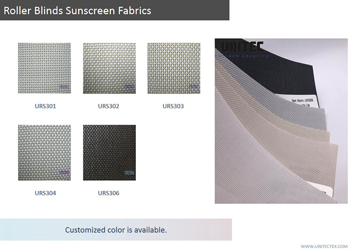 Roller Blinds Sunscreen Fabrics4