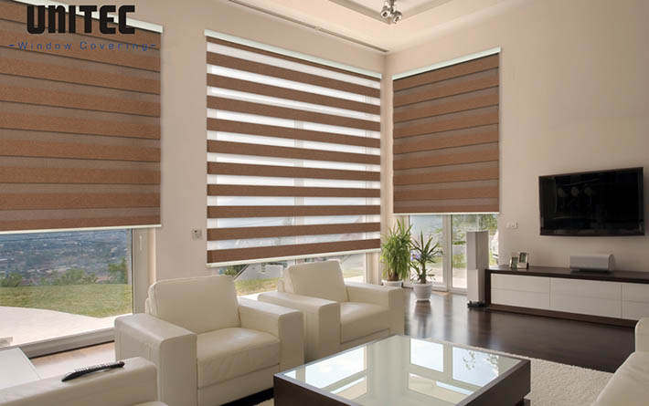 Roller Zebra Blinds Sunscreen Fabric02