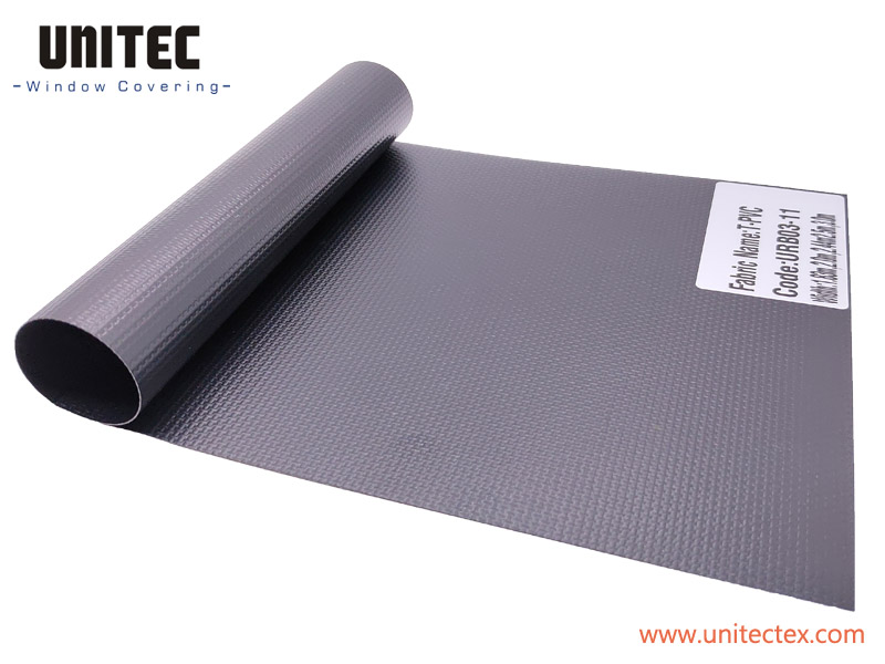 UNITEC URB03-11 Fiberglass PVC Blackout Roller Blind Fabric
