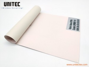 100% blackout fabric for blinds Vitra URB8114,this blackout blind fabric can be applied to any space, whether it is commercial or residential. Suitable for Roller Blinds, Vertical Blinds, and Panel Track Blinds