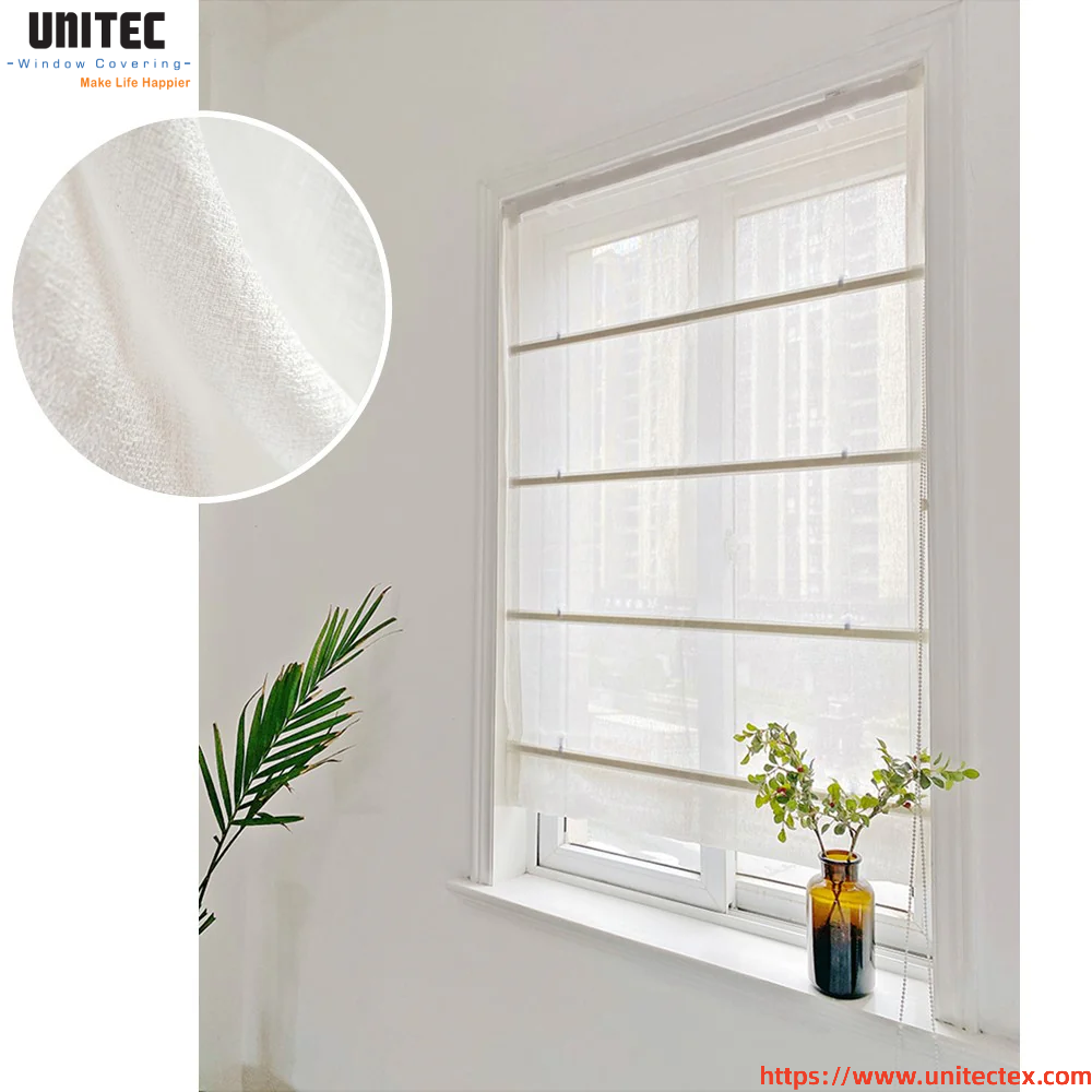 sheer roman shades