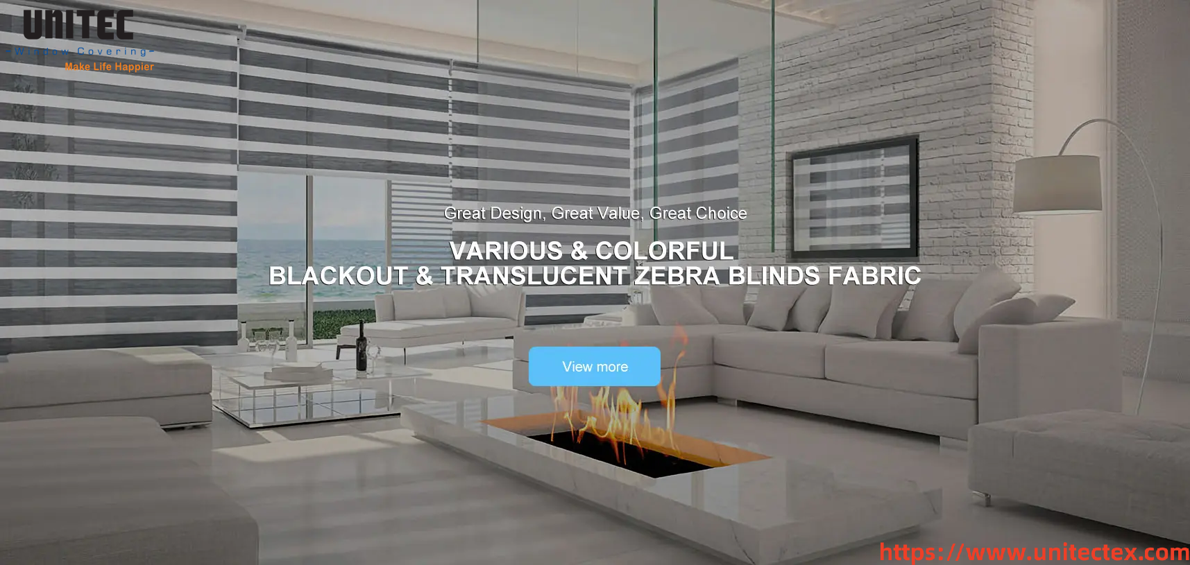 100% polyester zebra blinds