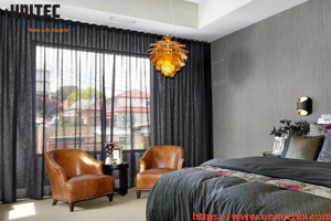 sheer black curtains for bedroom