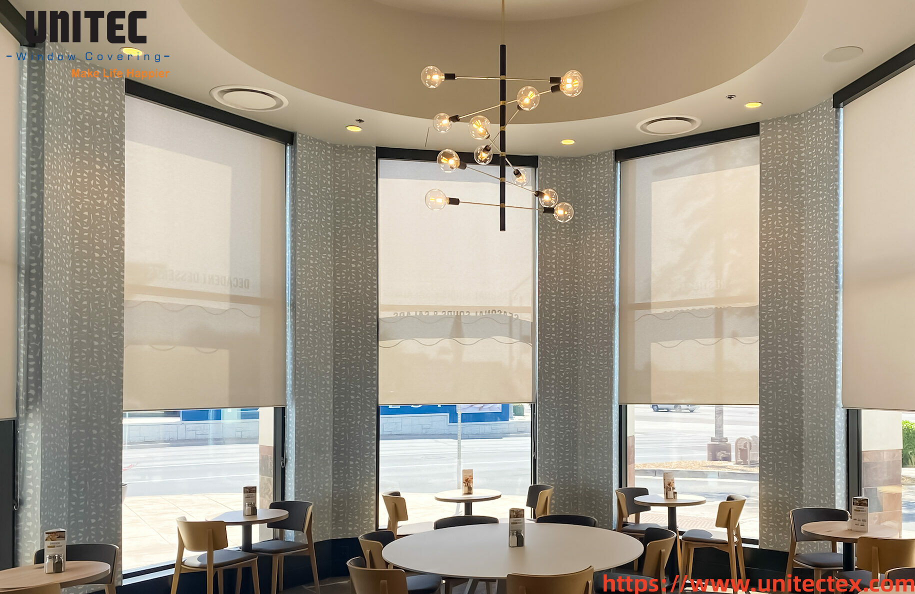 Commercial Space Roller Shades