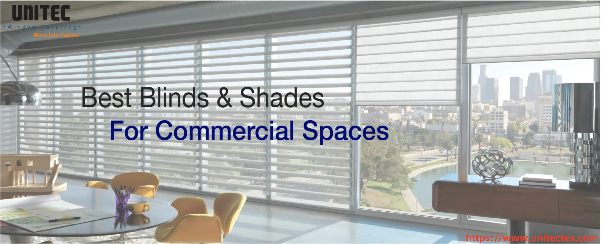 Commercial Space Roller Shades