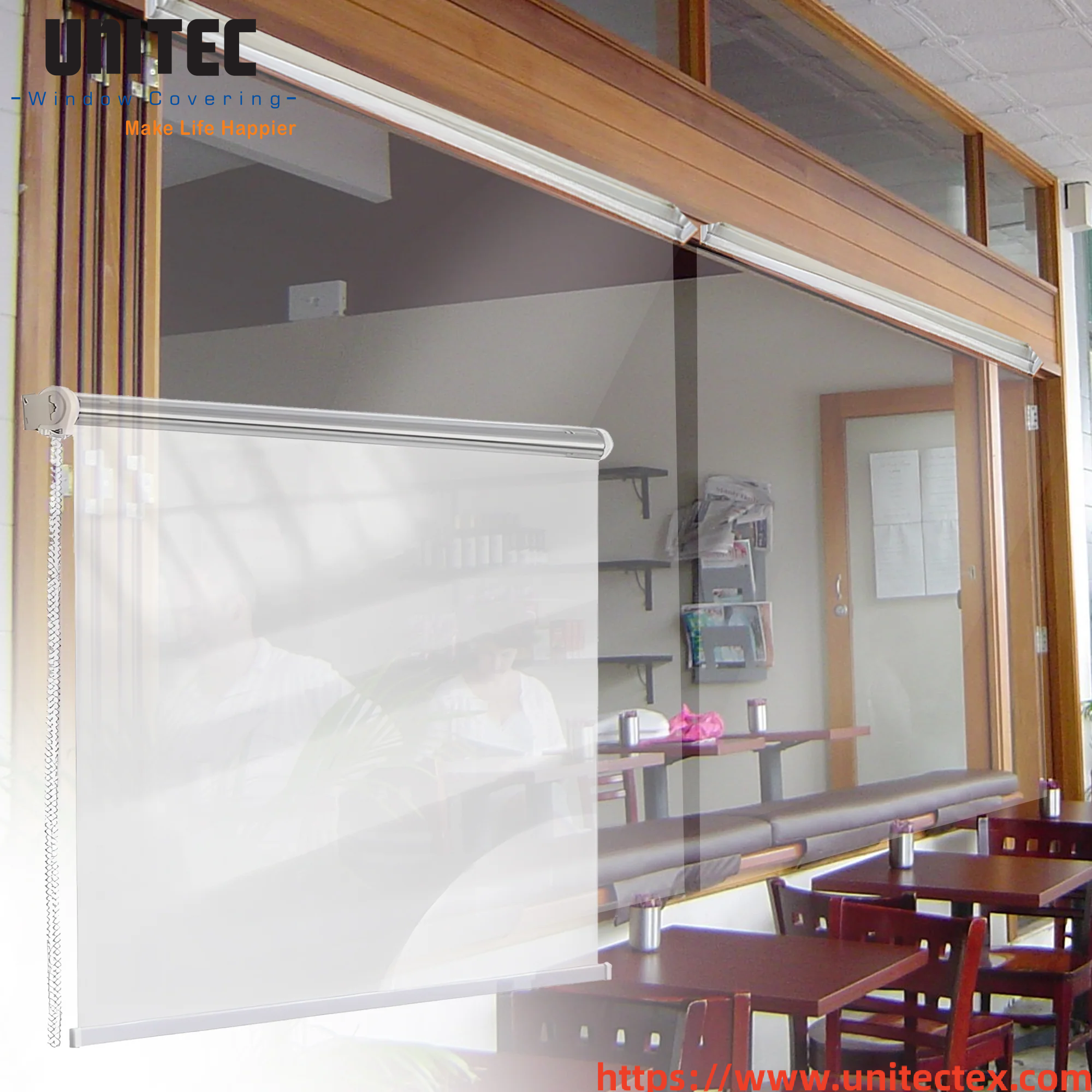 pvc roller curtain blind