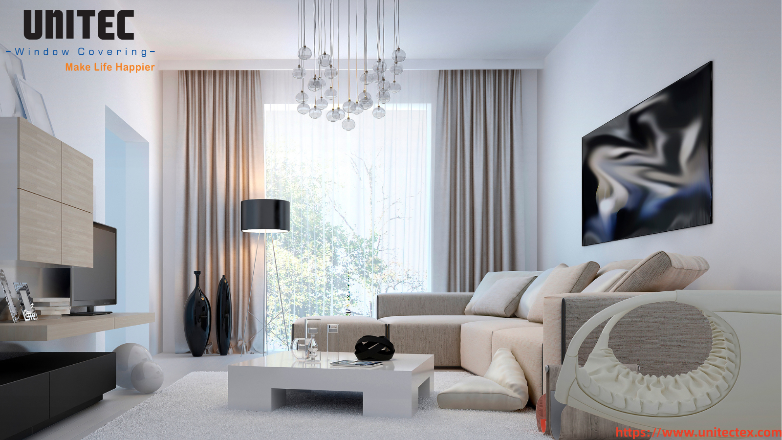 sheer curtains with modern design