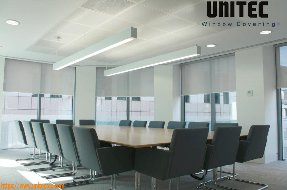 offices with roller blinds