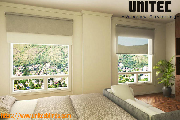 roller blinds ក្រណាត់ និងប្រព័ន្ធ UNITEC