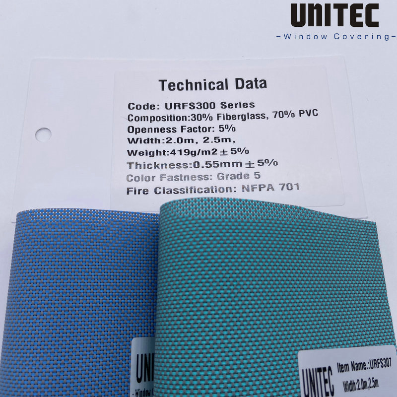 UNITEC's new PVC sunscreen roller blind URFS30 series