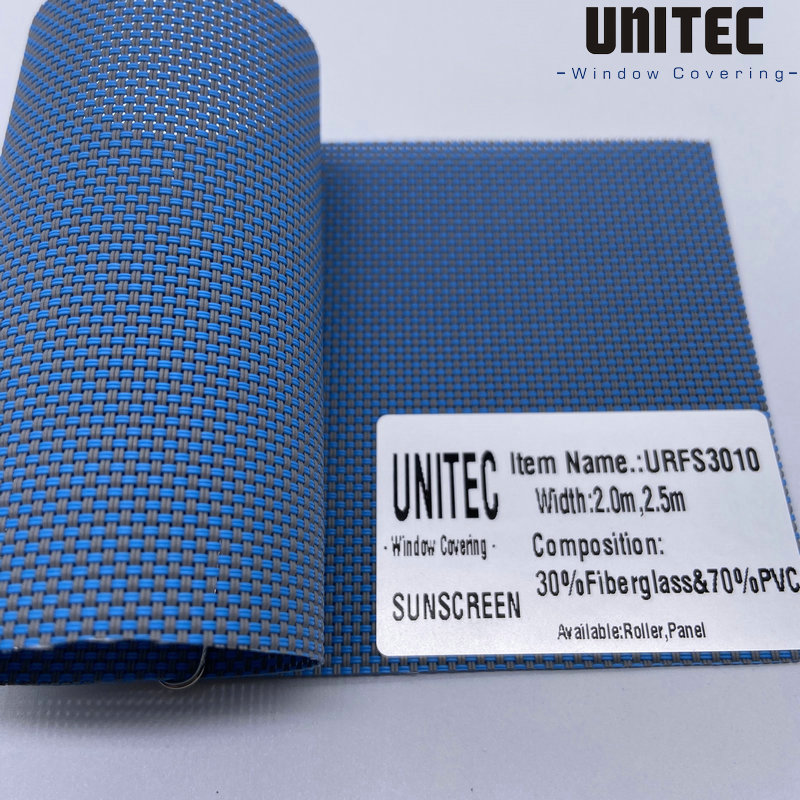 UNITEC's new PVC sunscreen roller blind URFS30 series