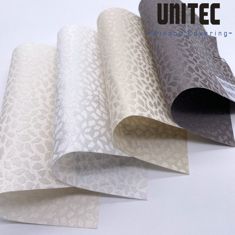 Polyester pattern transparent roller blinds